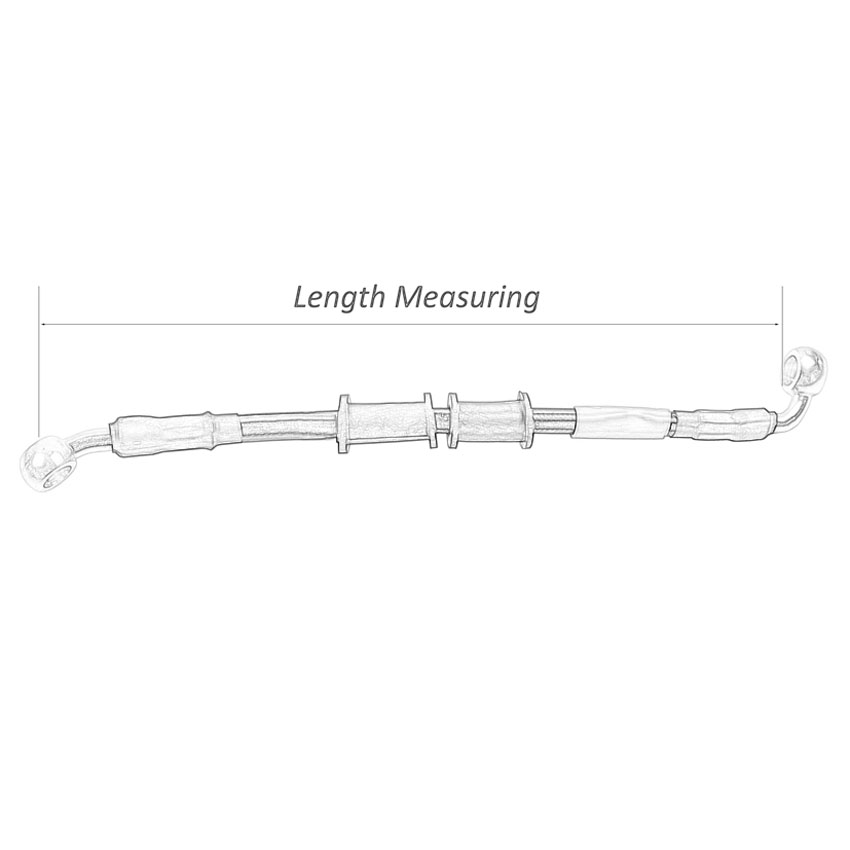 400mm-2400mm Brake Hose Hydrau - огляд і ціна Braided Line