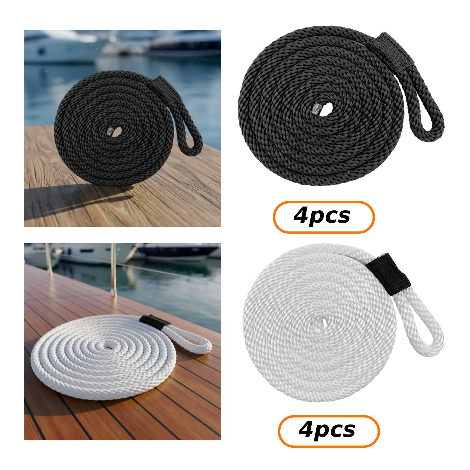 4 Pieces Docklines Mooring Rop - огляд і ціна Braided Line